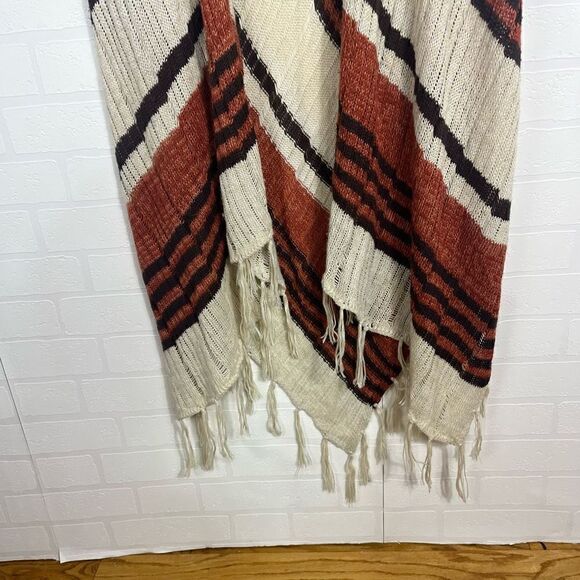 One World Womens Knit Cardigan Size XL Striped Sleeveless - Picture 4 of 16
